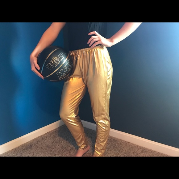 Pants - Gold Costume Leggings